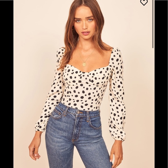 Reformation reign top Ink Blot AUTHENTIC - Picture 5 of 13